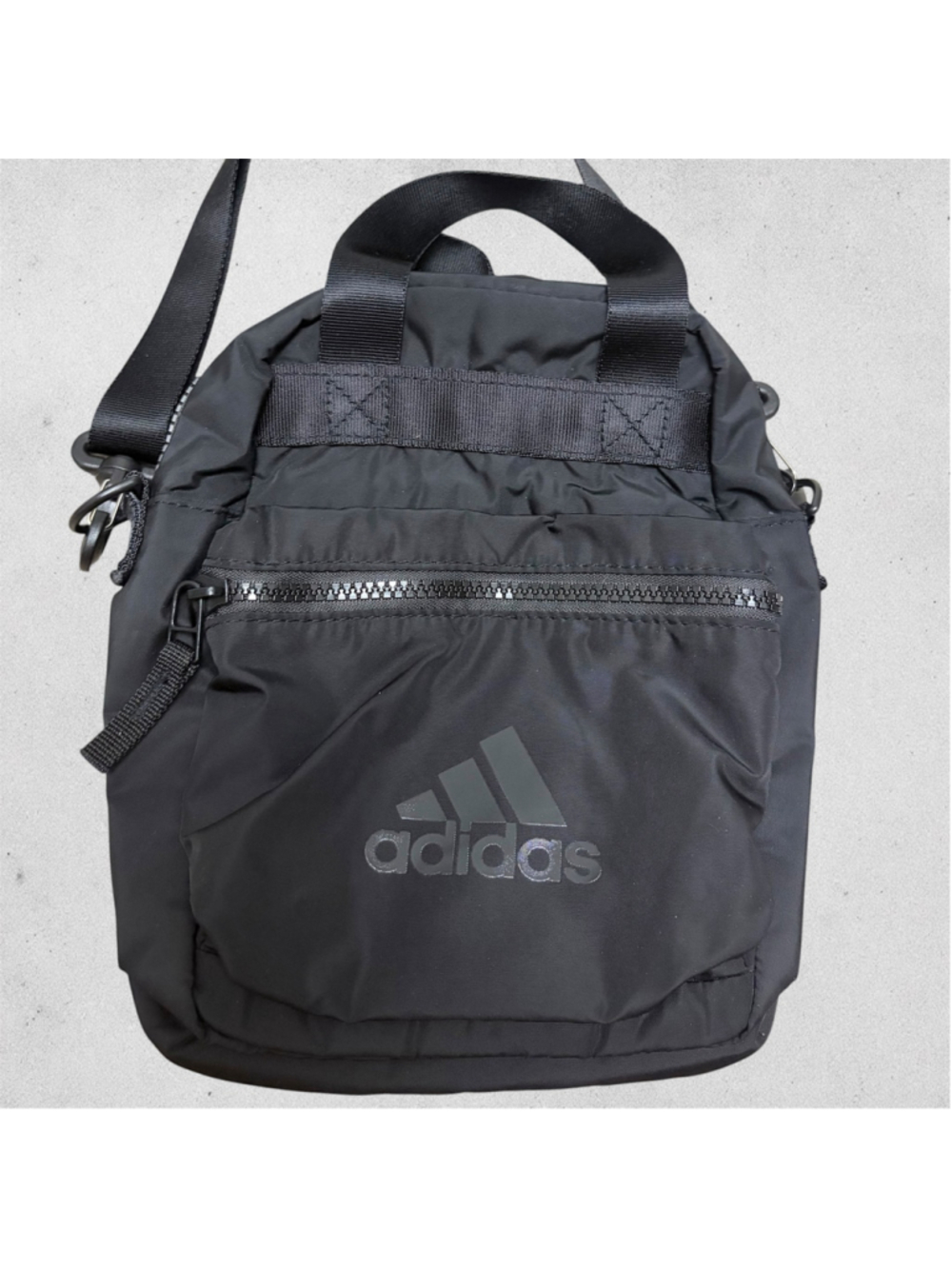 adidas Originals Micro Mini Backpack Black Convertible Crossbody Sling Bag Trave
